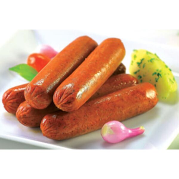 Smoked chicken paprika sausage, spicy chicken sausage with paprika seasoning, and gourmet deli sausage