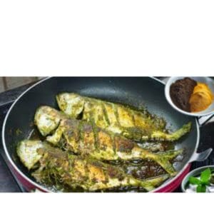 GREEN MASALA STUFFED MACKERELS