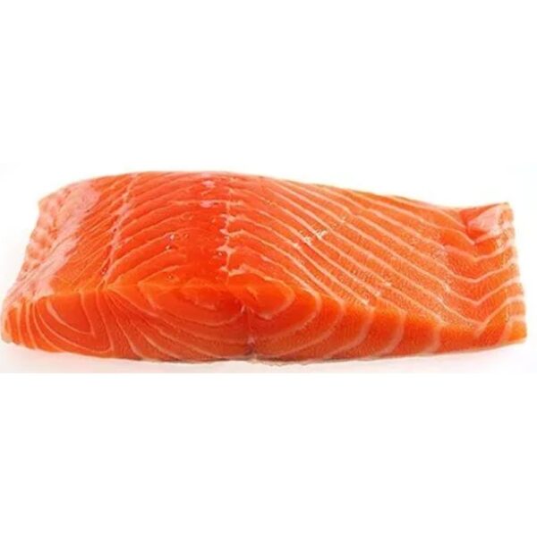 Fresh Norwegian salmon fillet rich in Omega-3, perfect for grilling, baking, or sushi recipes