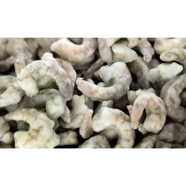 Vannamei peeled deveined shrimps, raw seafood, ready-to-cook white shrimp, fresh frozen Vannamei shrimp, seafood preparation